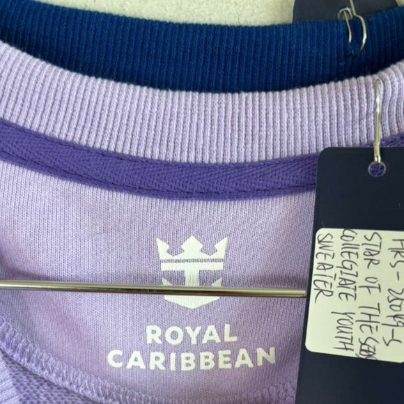Royal Carribean Womens Stars Of The Seas Set of 2 Sweater Purple Blue Size Small - Picture 6 of 12